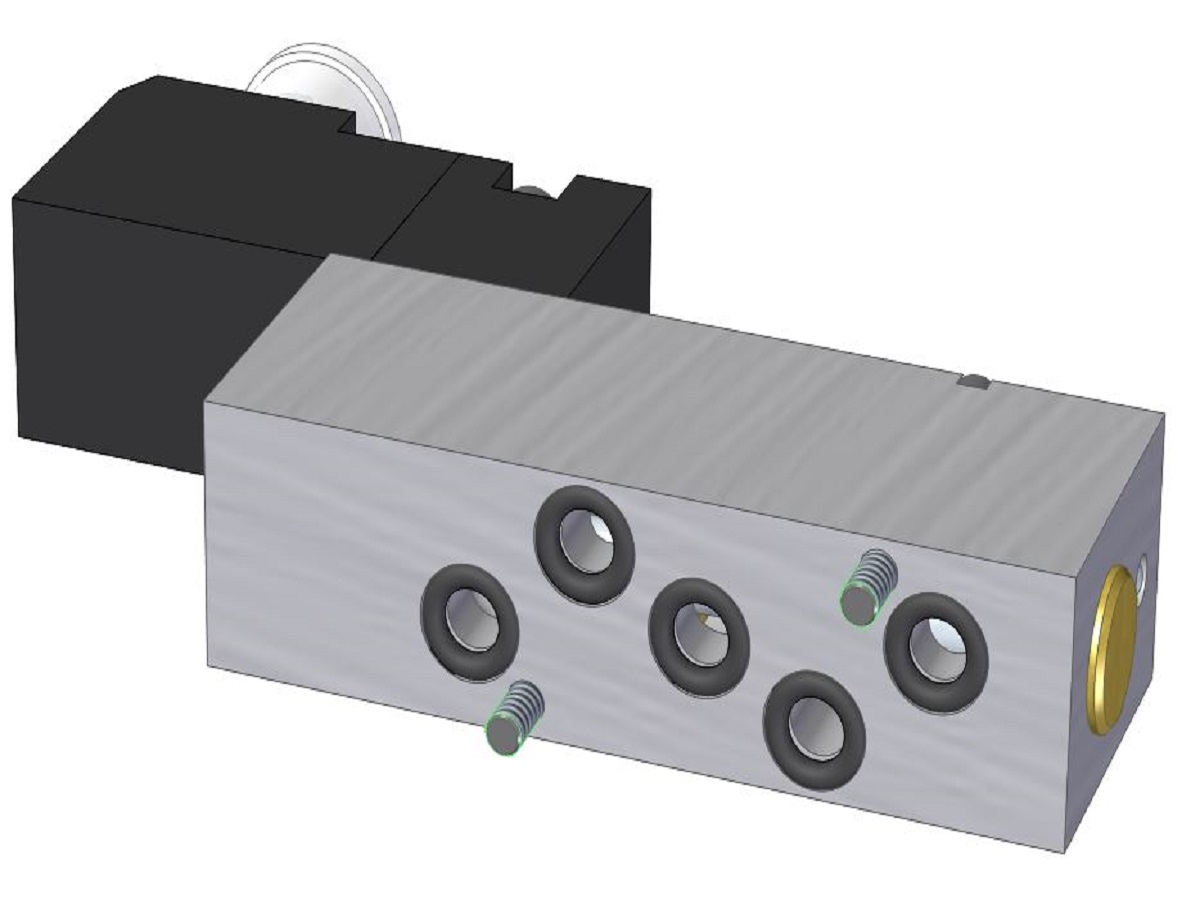 5/2 ventil s prepojením odfuku predregulátora a riadiaceho ventilu